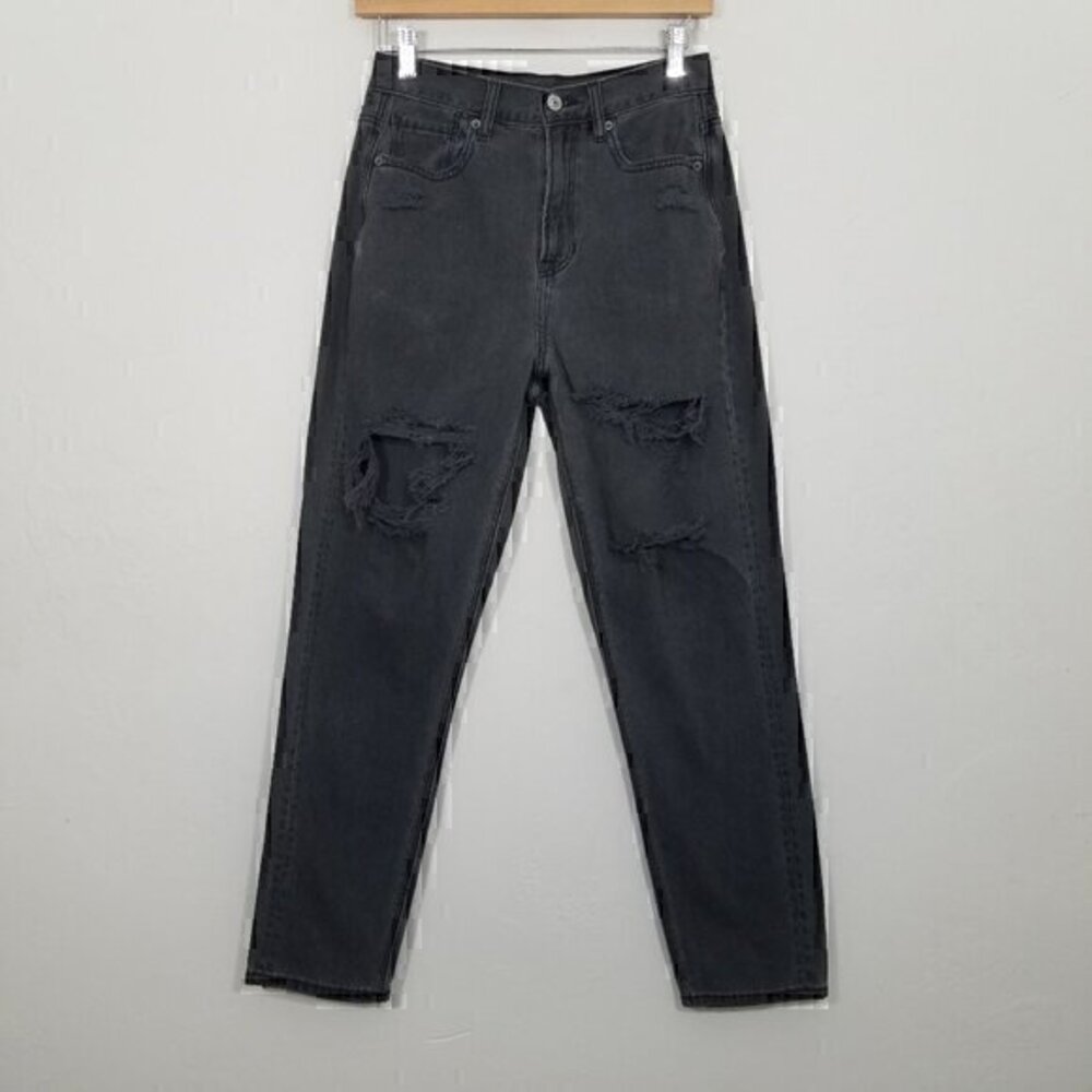 American Eagle Mom Jean Distressed Size 4